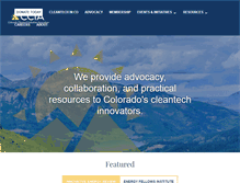 Tablet Screenshot of coloradocleantech.com